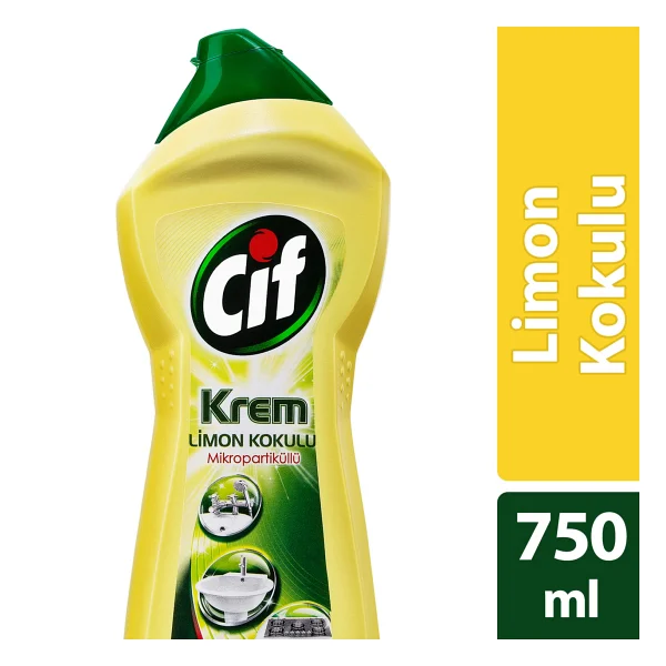 Cif Cleanboost Krem Limon Yüzey Temizleyici 750 Ml - Görsel 9