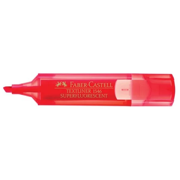 Faber-Castell Textliner 1546 Kırmızı Fosforlu Kalem - Görsel 7