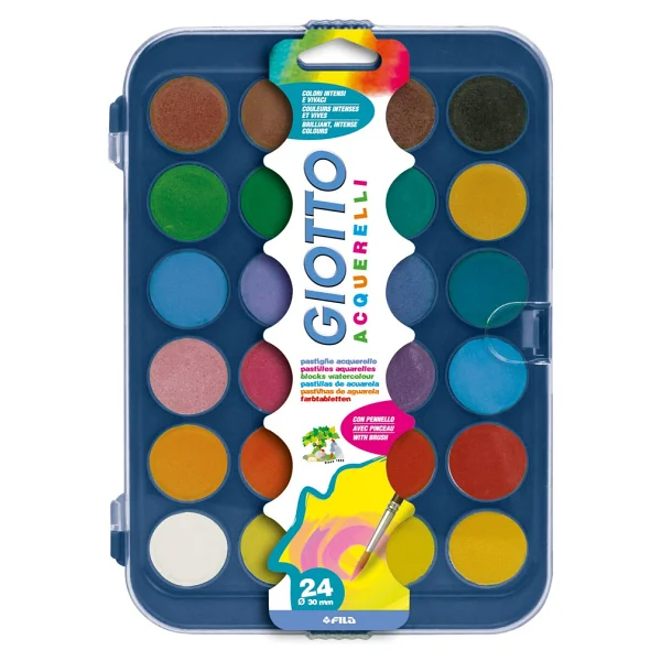 Giotto Acquerelli 30 Mm 24'lü Sulu Boya - Görsel 5