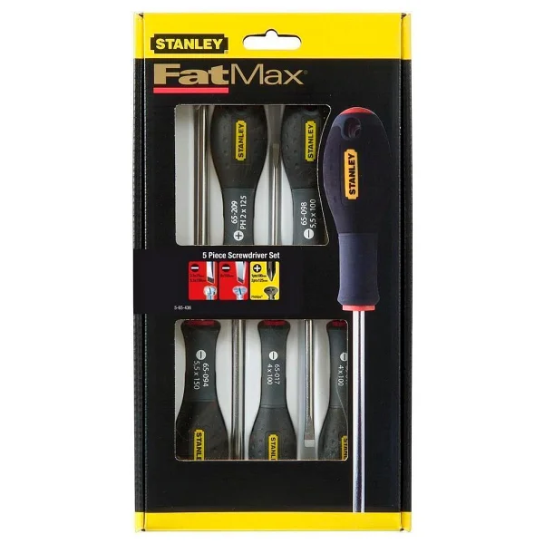 Stanley St065436 Fatmax 5 Parça Tornavida Seti - Görsel 2