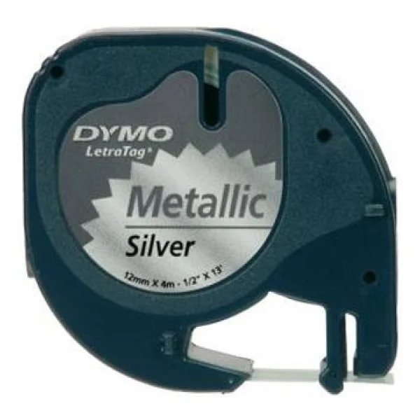 Dymo Letratag S0721730 12 Mm X 4 Mt Şerit Metalik Gri 59429 - Görsel 2