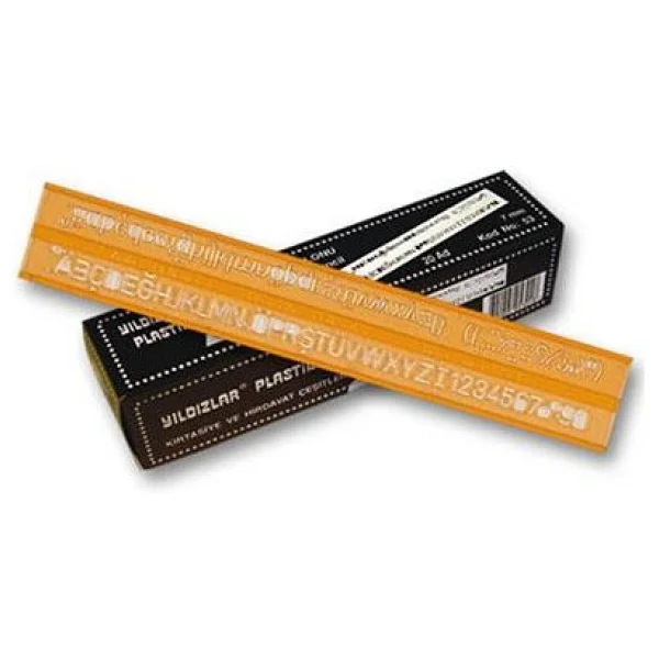 Yıldızlar 053 7 Mm Teknik Yazı Şablonu - Görsel 2