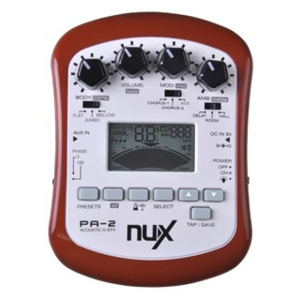 Nux Pa-2 Processor Akustik Efekt Pedal - Görsel 3