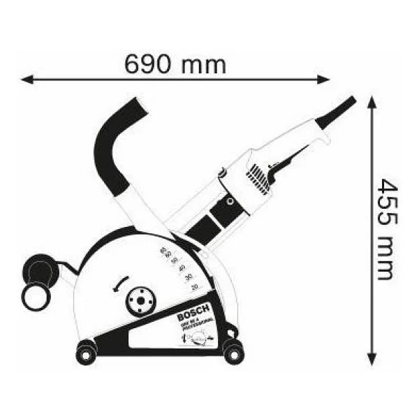 Bosch Gnf 65 A Kanal Açma Makinesi - Görsel 2