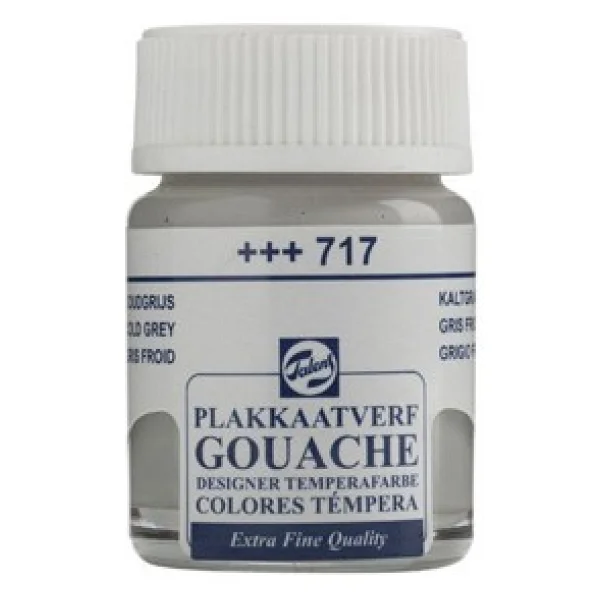 Talens 16 Ml Guaj Boya 718 Warm Grey - Görsel 7