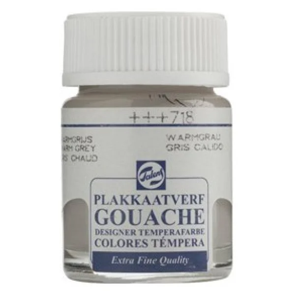 Talens 16 Ml Guaj Boya 718 Warm Grey - Görsel 6