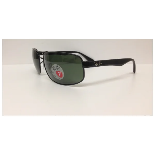 Ray-Ban 3445 002/58 Black-Green Polarize Erkek Güneş Gözlüğü - Görsel 4