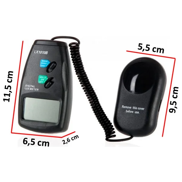 Diwu Lx-1010b Işık Ölçer Lüksmetre - Görsel 5