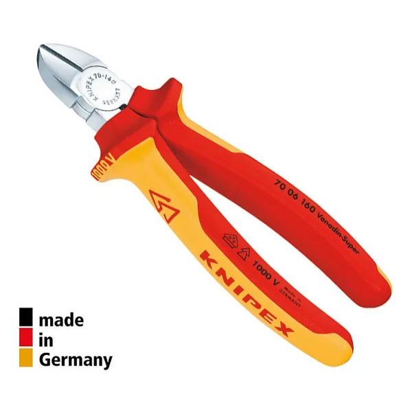 Knipex 70 06 180 1000 V Yalıtımlı Yan Keski - Görsel 2