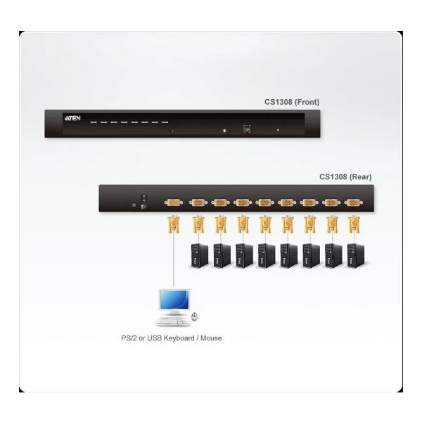 Aten Cs1308 Kwm Switch - Görsel 3