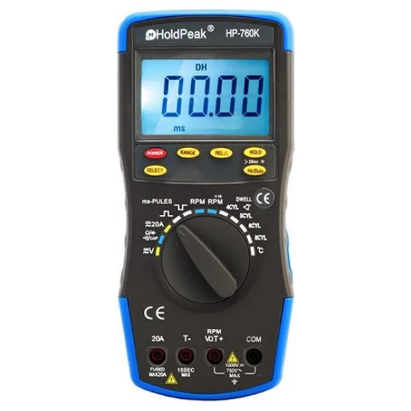 Holdpeak Hp-760k Dijital Motor Analizör & Takometre - Görsel 6