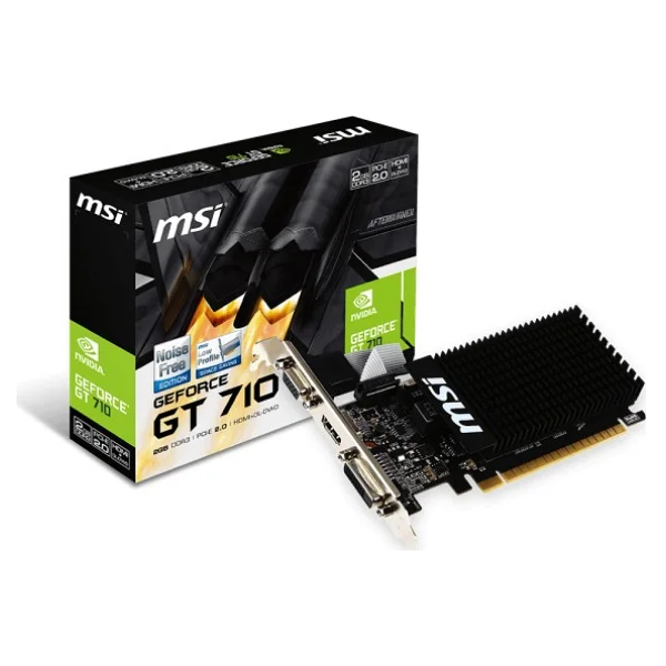 Msı Gt 710 2gd3h Lp 64 Bit DDR3 2 GB Ekran Kartı - Görsel 2