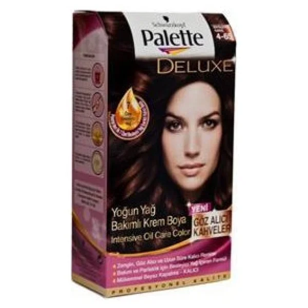 Palette Deluxe 4.65 Büyüleyici Kahve Saç Boyası - Görsel 2