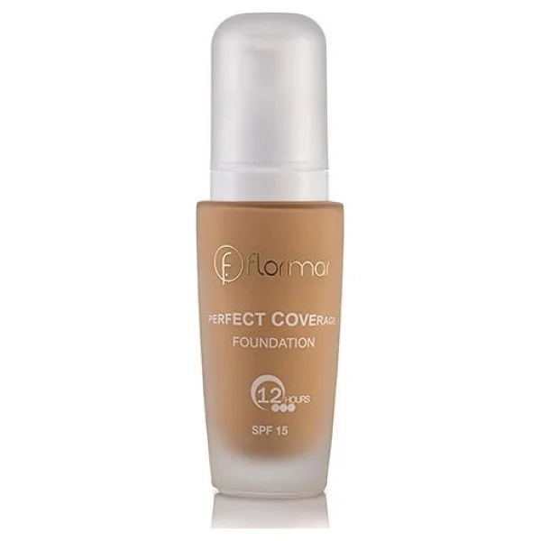 Flormar Perfect Coverage Yarı Parlak Bitişli Spf 15 103 Creamy Beige 30 Ml Likit Fondöten - Görsel 8
