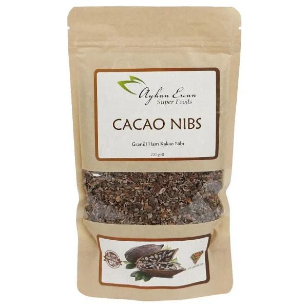 Ayhan Ercan Cacao Nibs Granül Ham Kakao Nibi 200 G - Görsel 6