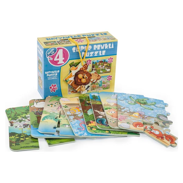 Diytoy Hayvanlar Süper Renkli Puzzle - Görsel 2