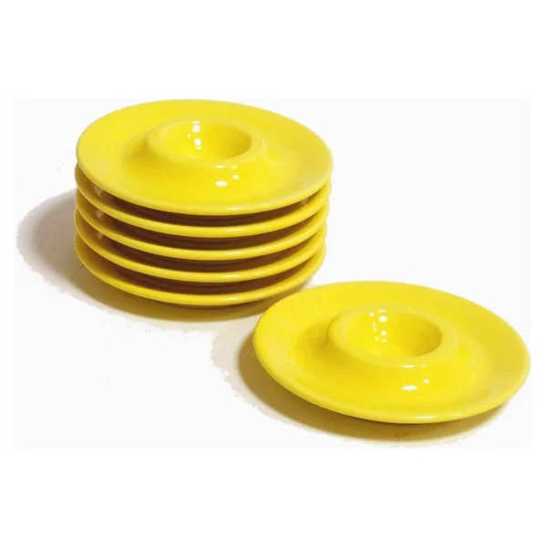 Keramika 6 Adet Ege Yumurtalık 13 Cm Sarı - Görsel 2