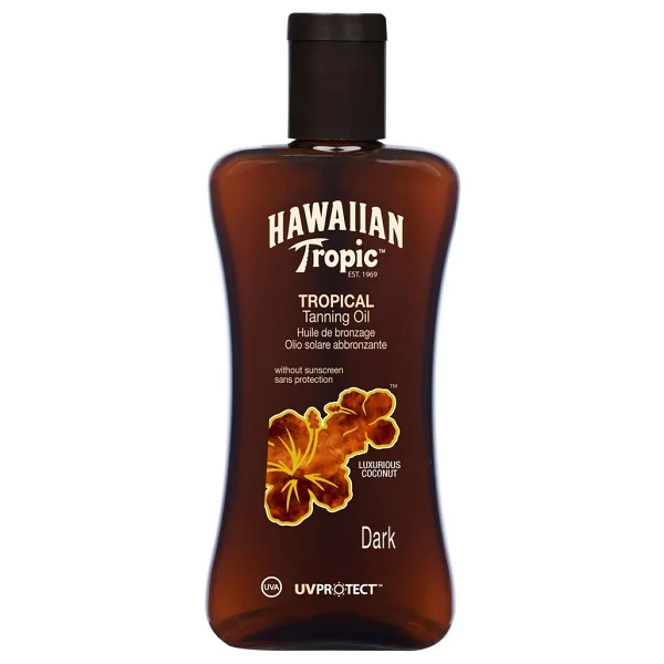Hawaiian Tropic Glowing Oil 200 Ml Bronzlaştırıcı Yağ - Görsel 2