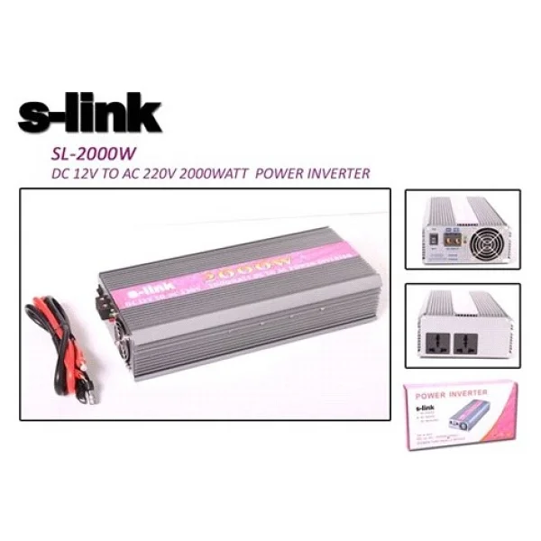 S-link SL-2000W 12 V 2000 W İnverter - Görsel 2