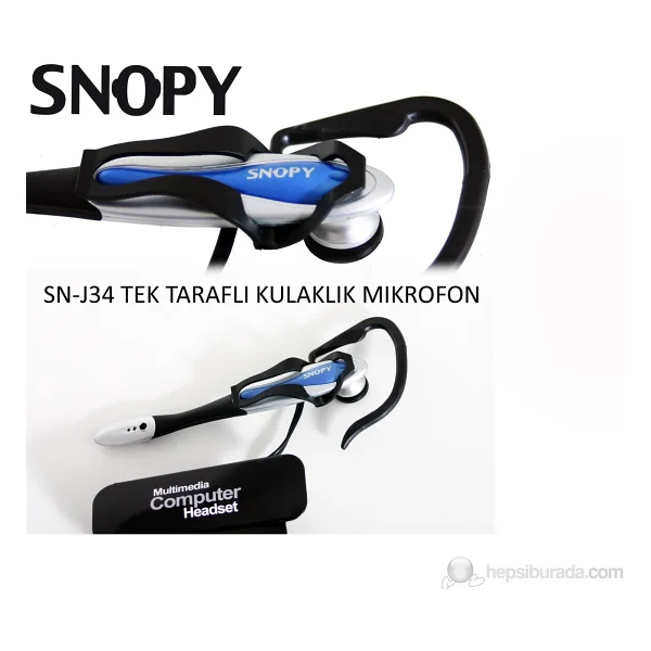 Snopy Sn-J34 Kablolu Kulak İçi Kulaklık - Görsel 6
