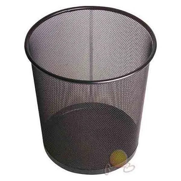 Mas 854 10 Lt Metal Tam Perforeli Gri Çöp Kovası - Görsel 5