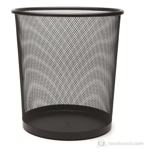Mas 854 10 Lt Metal Tam Perforeli Gri Çöp Kovası - Görsel 2