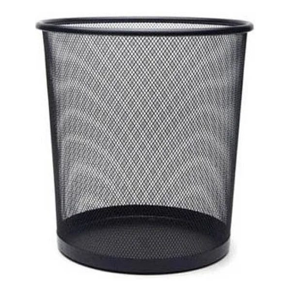 Mas 854 10 Lt Metal Tam Perforeli Gri Çöp Kovası - Görsel 4