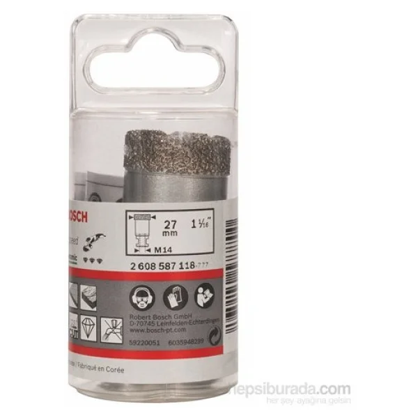 Bosch Professional Accessories Best Serisi, Taşlama Makinelerine Uyumlu Seramik İçin Kuru Elmas Deliçi, 51 X 35 Mm - Görsel 6