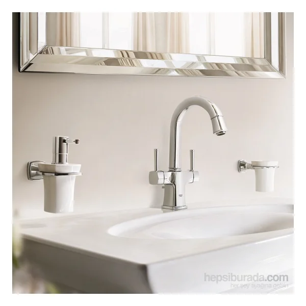 Grohe Grandera 21107000 Krom Lavabo Bataryası - Görsel 3
