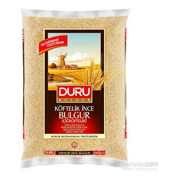 Duru Çiğ Köftelik İnce Bulgur 1 Kg - Görsel 2