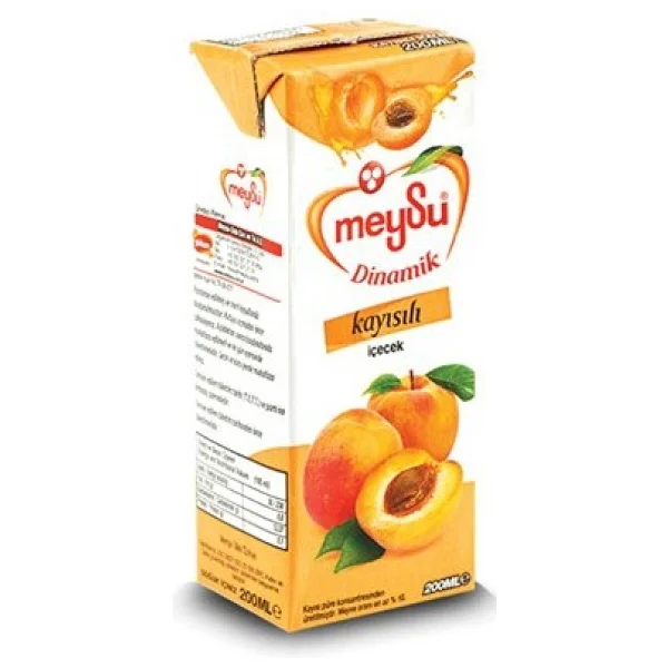 Meysu Meyve Suyu Kayısı 200 Ml (27'li) - Görsel 2