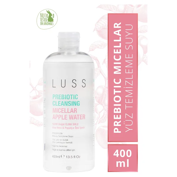 Luss Prebiotic Micellar Apple 400 Ml Makyaj Temizleme Suyu - Görsel 3