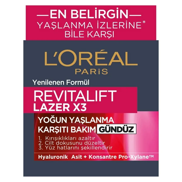 L'oreal Paris L'oreal Paris Revitalift Lazerx3 Yoğun Gündüz 50ml - Görsel 5