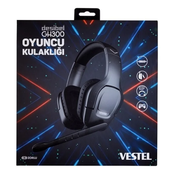 Vestel Desibel GH300 Mikrofonlu Oyuncu Kulaklığı - Görsel 4