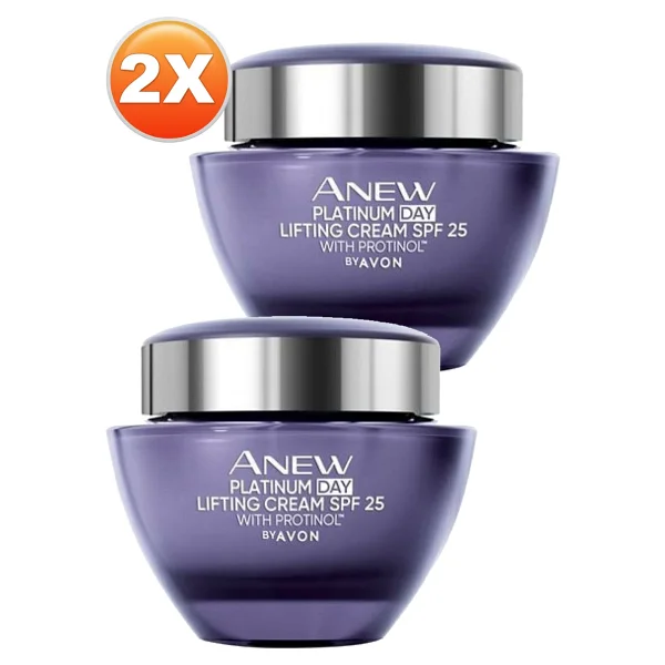 Avon Anew Platinum Spf 25 50 Ml 2 Adet Gündüz Kremi - Görsel 2