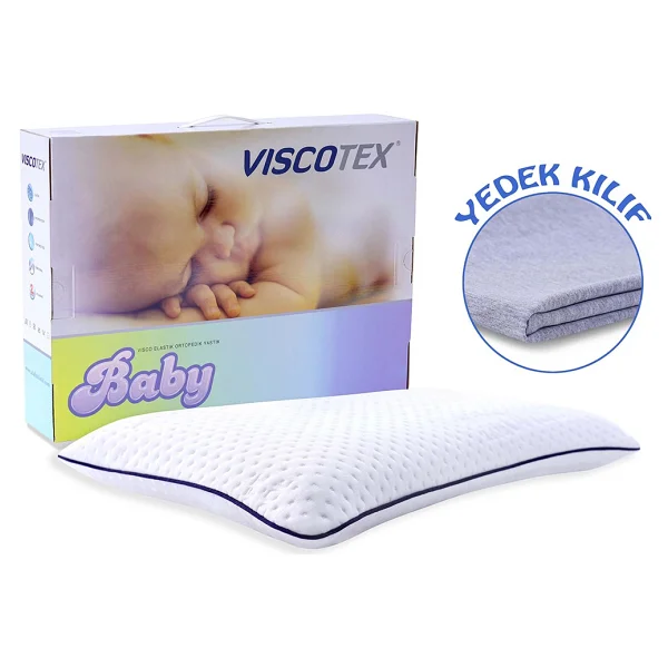 Viscotex Ortopedik Bebek Yastığı 50x32x6 Cm - Görsel 2