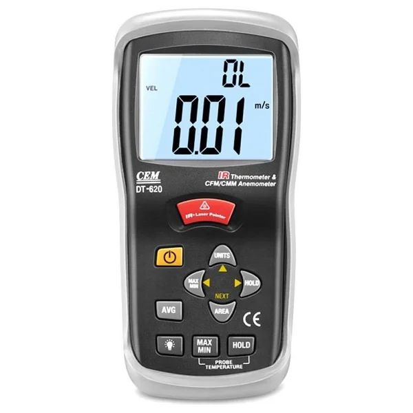 Cem Dt-620 Anemometre - Görsel 2