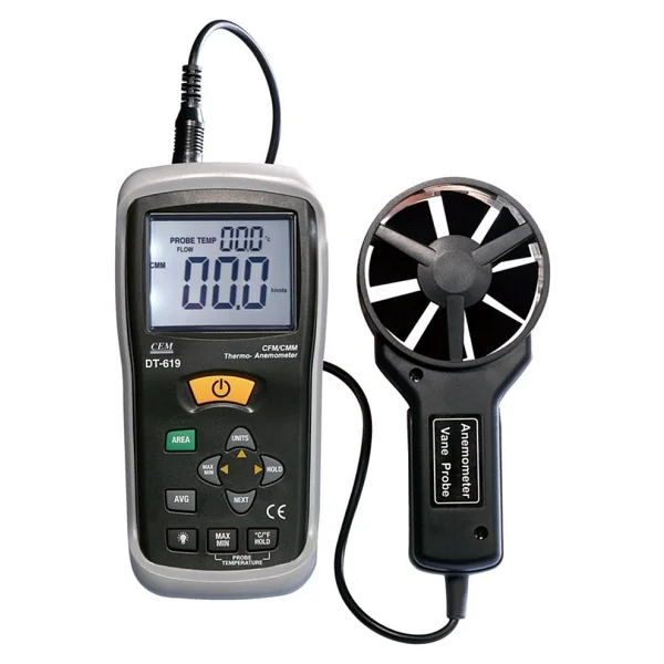 Cem Dt-619 Rüzgar Hızı Ve Sıcaklı Ölçer - Görsel 6