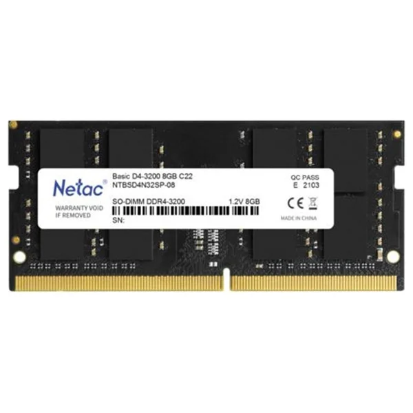Netac 8 GB 3200 MHz DDR4 Cl22 Sodımm Ntbsd4n32sp/08 RAM - Görsel 2