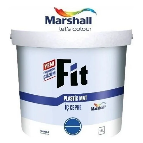 Marshall Fit Plastik Mat 20 Kg İç Cephe Boyası - Görsel 7