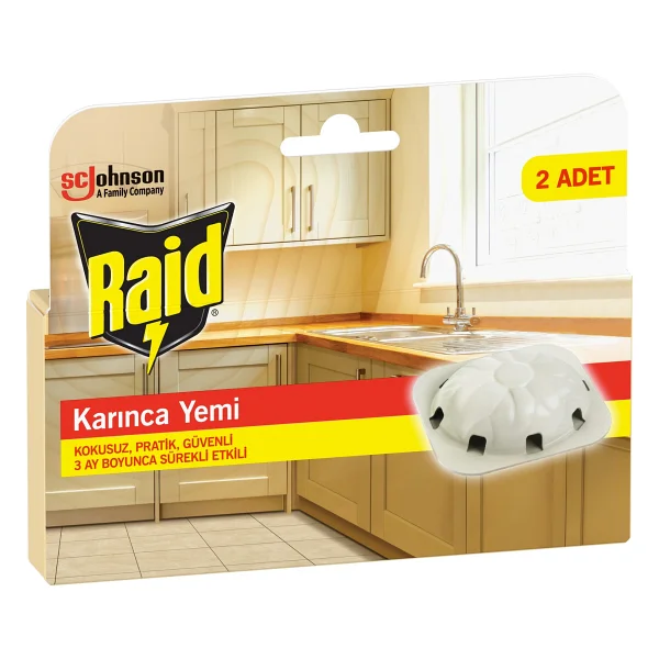 Raid Kokusuz Karınca Yemi - Uzun Süreli Etki, 3 G X 2 Adet, Pratik Kullanım Ve Hızlı Sonuç İçin Güçlü Formül - Görsel 7