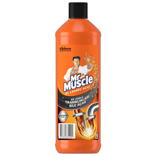 Mr. Muscle Jel 1000 Ml Lavabo Açıcı - Görsel 8