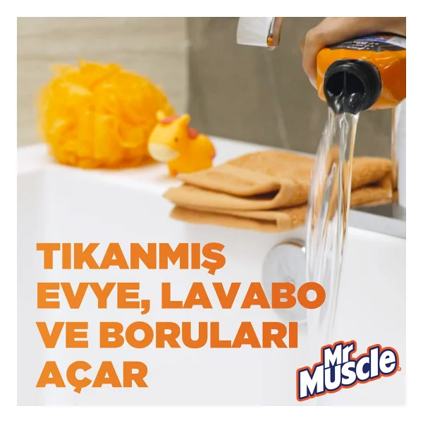 Mr. Muscle Jel 1000 Ml Lavabo Açıcı - Görsel 5