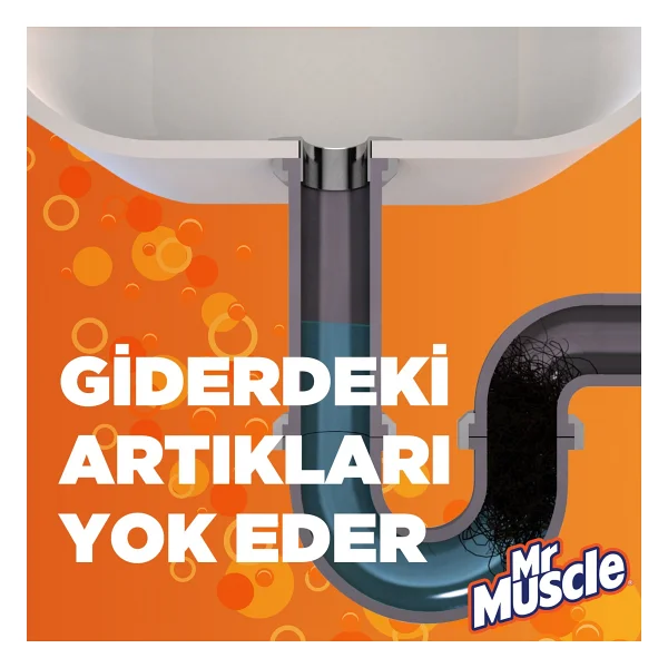 Mr. Muscle Jel 1000 Ml Lavabo Açıcı - Görsel 6