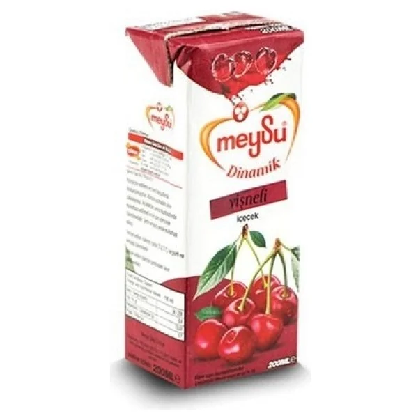 Meysu Vişneli Meyve Suyu 4 X 27 108'li - 200 Ml - Görsel 2