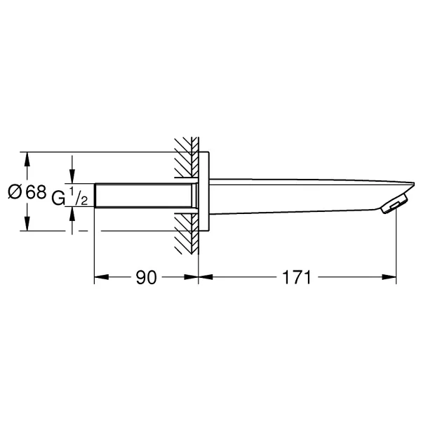 Grohe Baucosmopolitan 13255001 Çıkış Ucu - Görsel 2