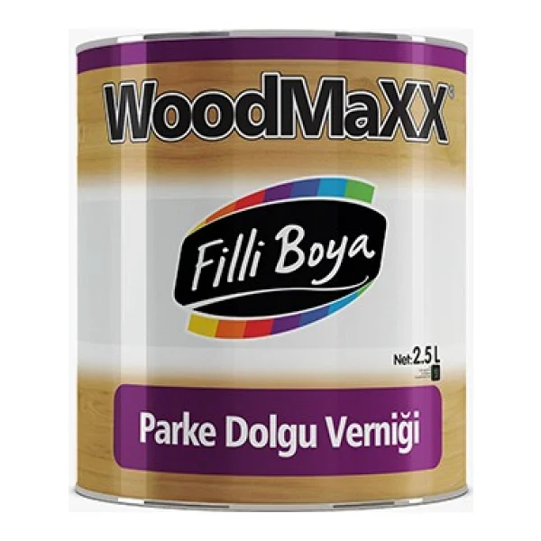 Filli Woodmaxx Selülozik 2.5 Lt Parke Dolgu Verniği - Görsel 2