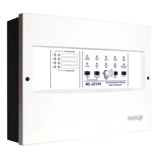 Mavili Ml-22104 Konvansiyonel 4 Bölge Yangın Alarm Santrali - Görsel 2