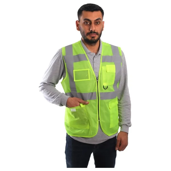 Eserıs Mühendis Tipi Ikaz Yeleği Sarı - XL - Görsel 7