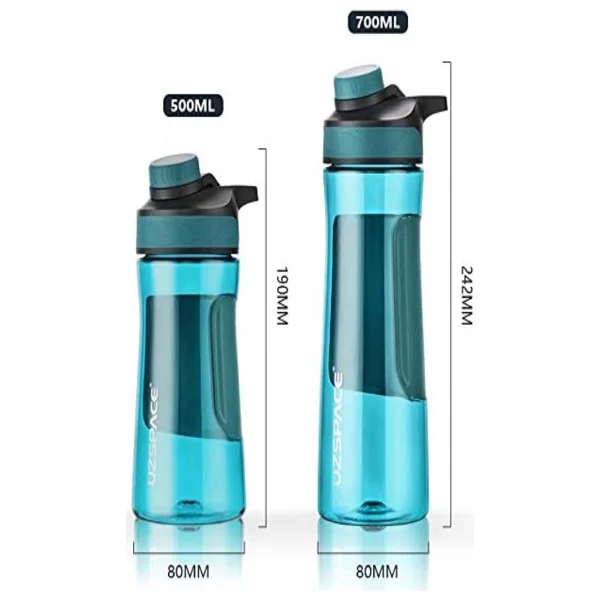 Uzspace Manyetik Kapaklı Silikon Gövde Tritan Su Matarası 500 Ml - Görsel 3